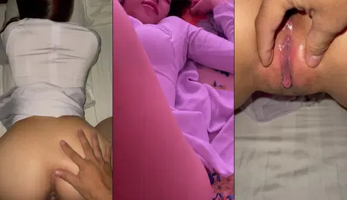 Bé nữ sinh trong tà áo dài vừa đi học về kéo em vào khách sạn luôn